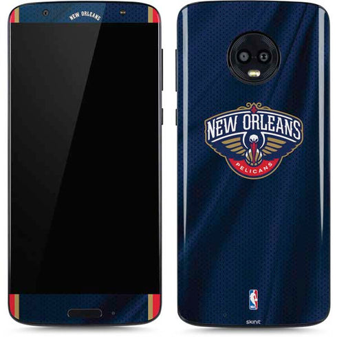 NBA New Orleans Pelicans Jersey Moto G6 Skin