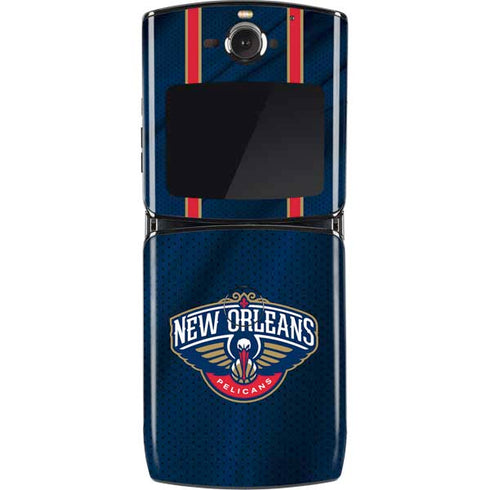NBA New Orleans Pelicans Jersey Motorola RAZR Skin