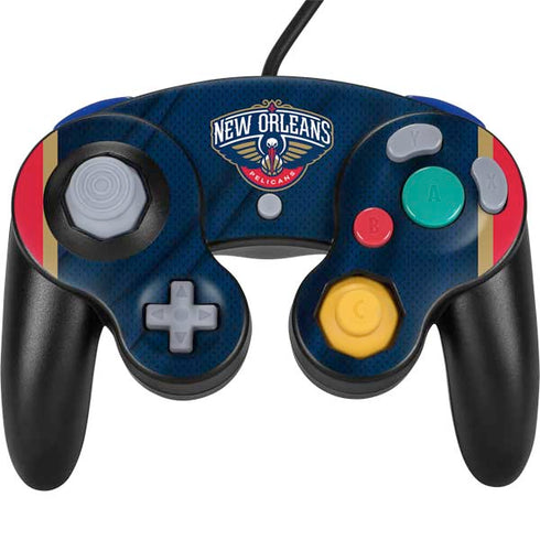 NBA New Orleans Pelicans Jersey Nintendo GameCube Controller Skin