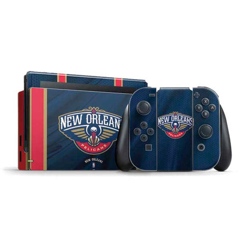 NBA New Orleans Pelicans Jersey Nintendo Switch Bundle Skin