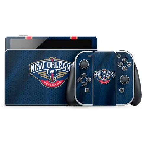 NBA New Orleans Pelicans Jersey Nintendo Switch OLED (2021) Skin