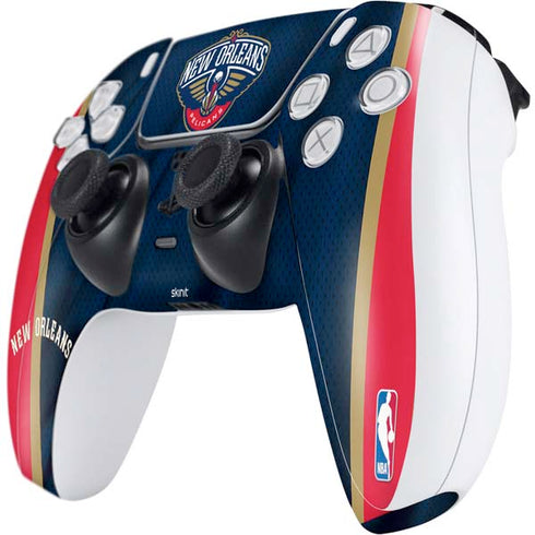 NBA New Orleans Pelicans Jersey PS5 Controller Skin