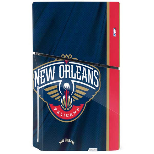 NBA New Orleans Pelicans Jersey PS5 Slim Disk Console Skin