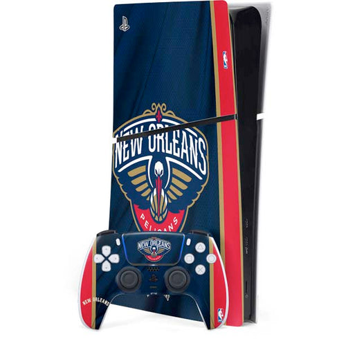 NBA New Orleans Pelicans Jersey PS5 Slim Digital Edition Bundle Skin