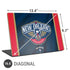 NBA New Orleans Pelicans Jersey Universal Laptop 16.6in (13.4 x 9.7in) Skin