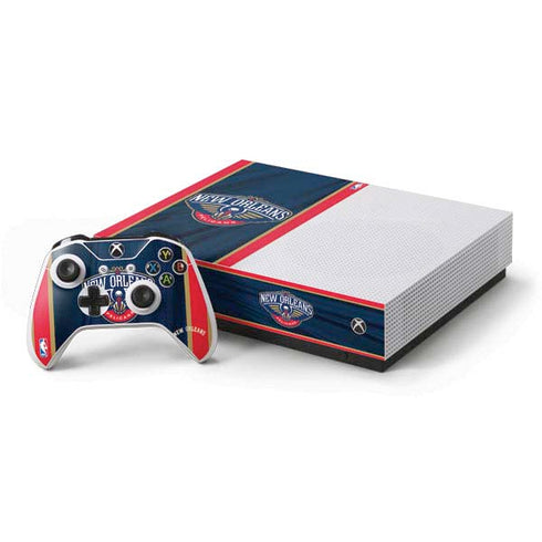 NBA New Orleans Pelicans Jersey Xbox One S All-Digital Edition Bundle Skin
