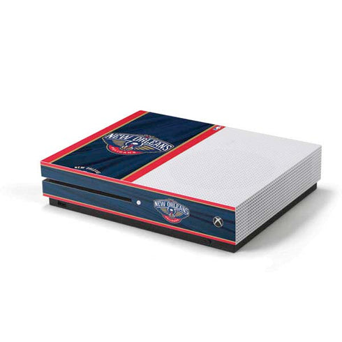 NBA New Orleans Pelicans Jersey Xbox One S Console Skin