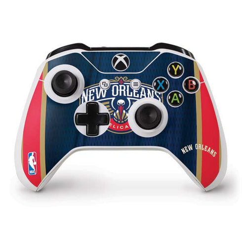NBA New Orleans Pelicans Jersey Xbox One S Controller Skin