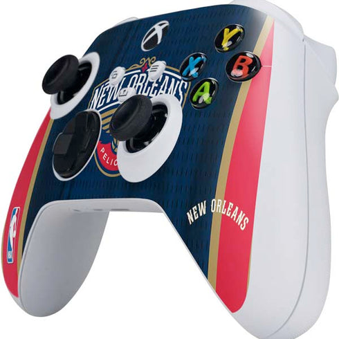 NBA New Orleans Pelicans Jersey Xbox Series S Controller Skin
