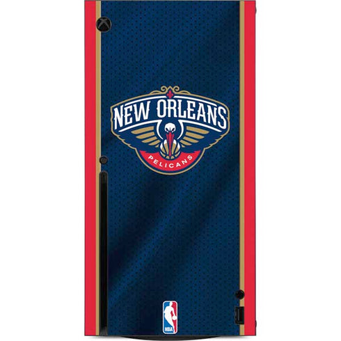 NBA New Orleans Pelicans Jersey Xbox Series X Console Skin