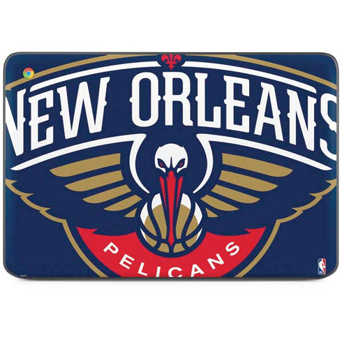 NBA New Orleans Pelicans Large Logo HP Chromebook Skin