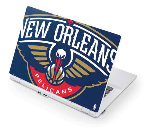 NBA New Orleans Pelicans Large Logo Acer Chromebook Skin