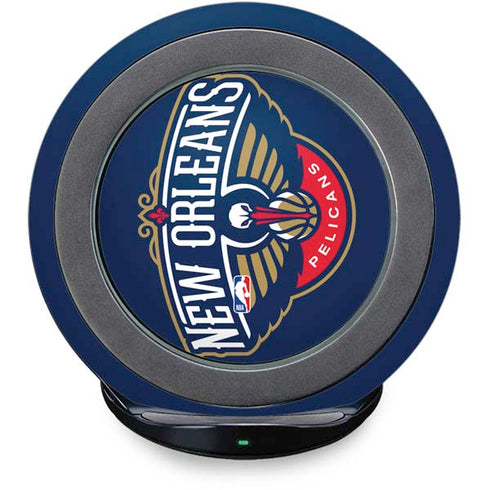 NBA New Orleans Pelicans Large Logo Fast Charge Wireless Charging Stand Skin