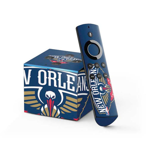 NBA New Orleans Pelicans Large Logo Fire TV Cube Skin