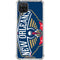 NBA New Orleans Pelicans Large Logo Galaxy A12 Clear Case