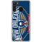 NBA New Orleans Pelicans Large Logo Galaxy A21 Clear Case