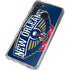 NBA New Orleans Pelicans Large Logo Galaxy A21 Clear Case