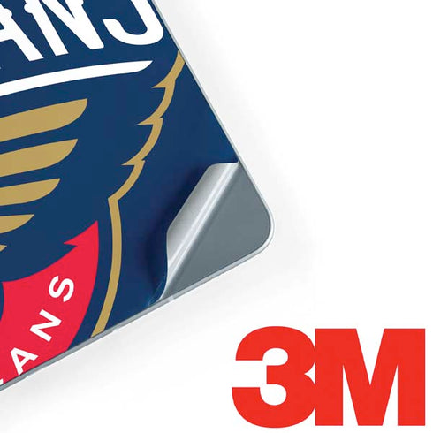 NBA New Orleans Pelicans Large Logo Galaxy Book 12in Skin