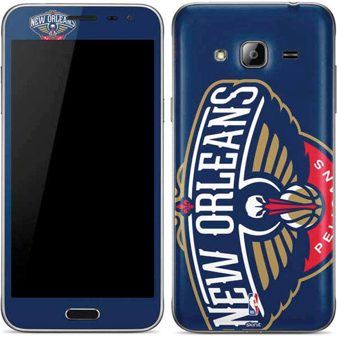 NBA New Orleans Pelicans Large Logo Galaxy J3 Skin