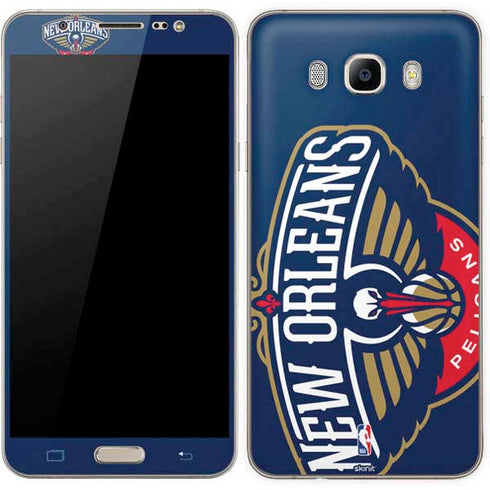 NBA New Orleans Pelicans Large Logo Galaxy J7 Skin