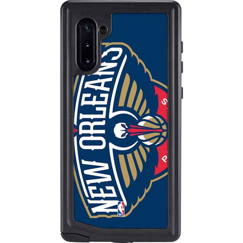NBA New Orleans Pelicans Large Logo Galaxy Note 10 Waterproof Case