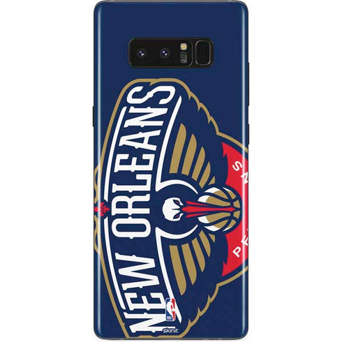 NBA New Orleans Pelicans Large Logo Galaxy Note 8 Skin