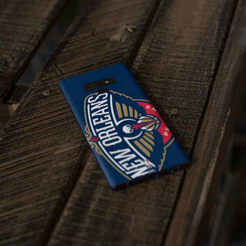 NBA New Orleans Pelicans Large Logo Galaxy Note 9 Skin