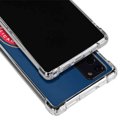 NBA New Orleans Pelicans Large Logo Galaxy Note20 5G Clear Case