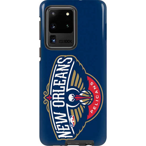 NBA New Orleans Pelicans Large Logo Galaxy S20 Ultra 5G Pro Case