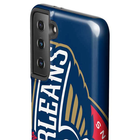 NBA New Orleans Pelicans Large Logo Galaxy S21 Plus 5G Pro Case