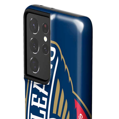 NBA New Orleans Pelicans Large Logo Galaxy S21 Ultra 5G Pro Case