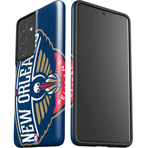 NBA New Orleans Pelicans Large Logo Galaxy S21 Ultra 5G Pro Case
