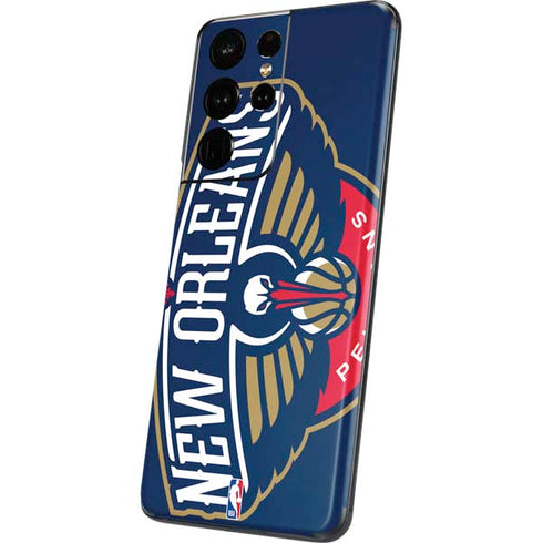 NBA New Orleans Pelicans Large Logo Galaxy S21 Ultra 5G Skin