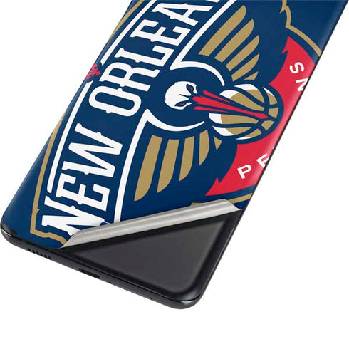 NBA New Orleans Pelicans Large Logo Galaxy S21 Ultra 5G Skin