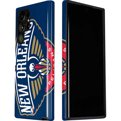 NBA New Orleans Pelicans Large Logo Galaxy S22 Ultra Pro Case