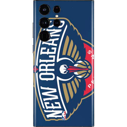 NBA New Orleans Pelicans Large Logo Galaxy S22 Ultra Skin