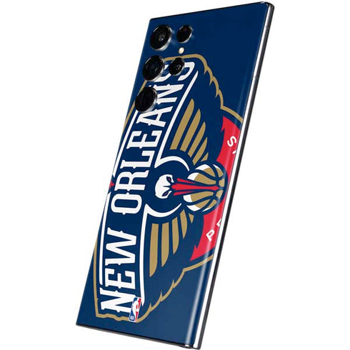NBA New Orleans Pelicans Large Logo Galaxy S22 Ultra Skin