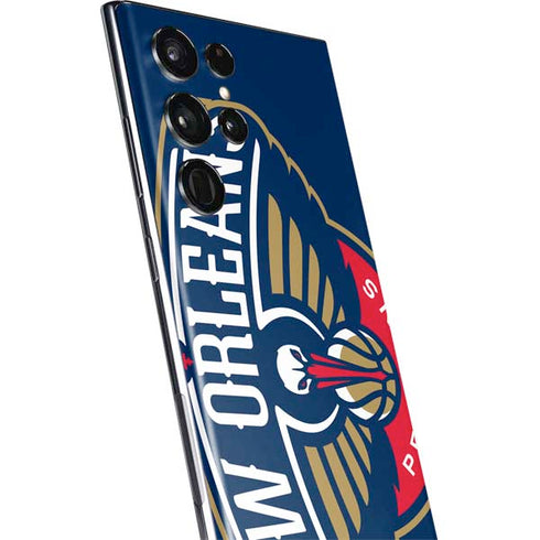 NBA New Orleans Pelicans Large Logo Galaxy S22 Ultra Skin