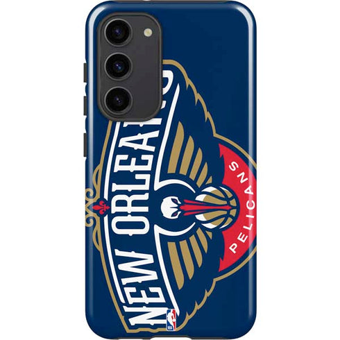 NBA New Orleans Pelicans Large Logo Galaxy S23 Plus Pro Case