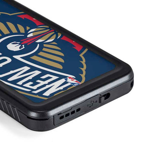 NBA New Orleans Pelicans Large Logo Galaxy S23 Plus Waterproof Case