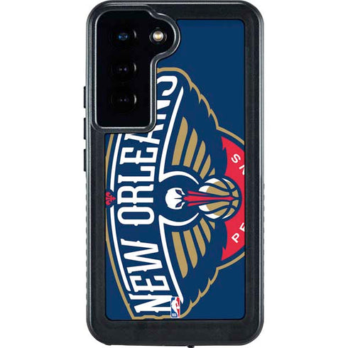 NBA New Orleans Pelicans Large Logo Galaxy S23 Waterproof Case