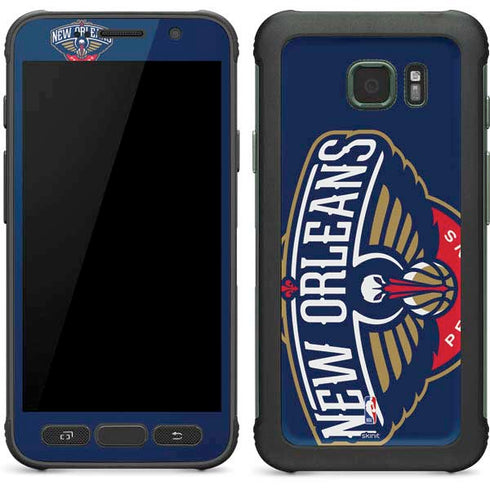 NBA New Orleans Pelicans Large Logo Galaxy S7 Active Skin
