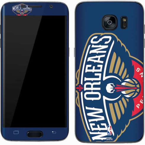 NBA New Orleans Pelicans Large Logo Galaxy S7 Skin