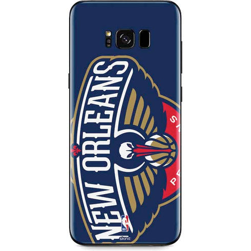 NBA New Orleans Pelicans Large Logo Galaxy S8 Skin