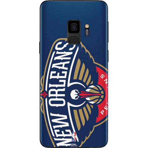NBA New Orleans Pelicans Large Logo Galaxy S9 Skin