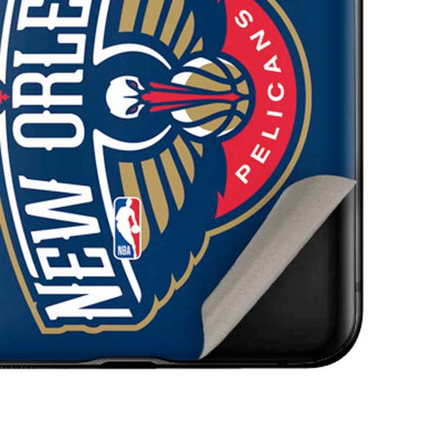 NBA New Orleans Pelicans Large Logo Galaxy Z Flip Skin