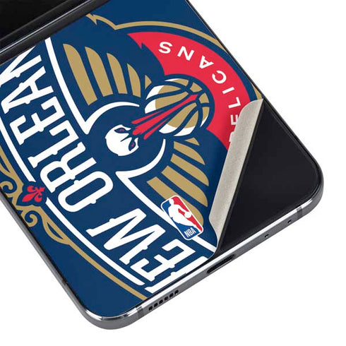 NBA New Orleans Pelicans Large Logo Galaxy Z Flip5 5G Skin