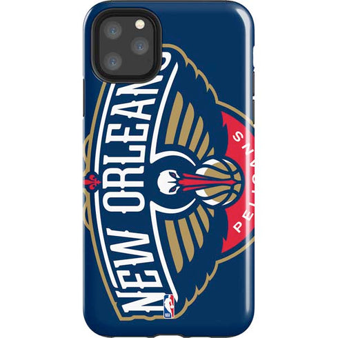 NBA New Orleans Pelicans Large Logo iPhone 11 Pro Max Impact Case