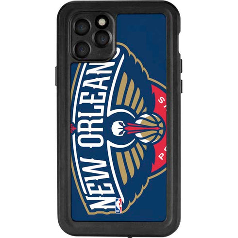 NBA New Orleans Pelicans Large Logo iPhone 11 Pro Waterproof Case