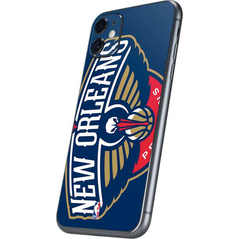 NBA New Orleans Pelicans Large Logo iPhone 11 Skin
